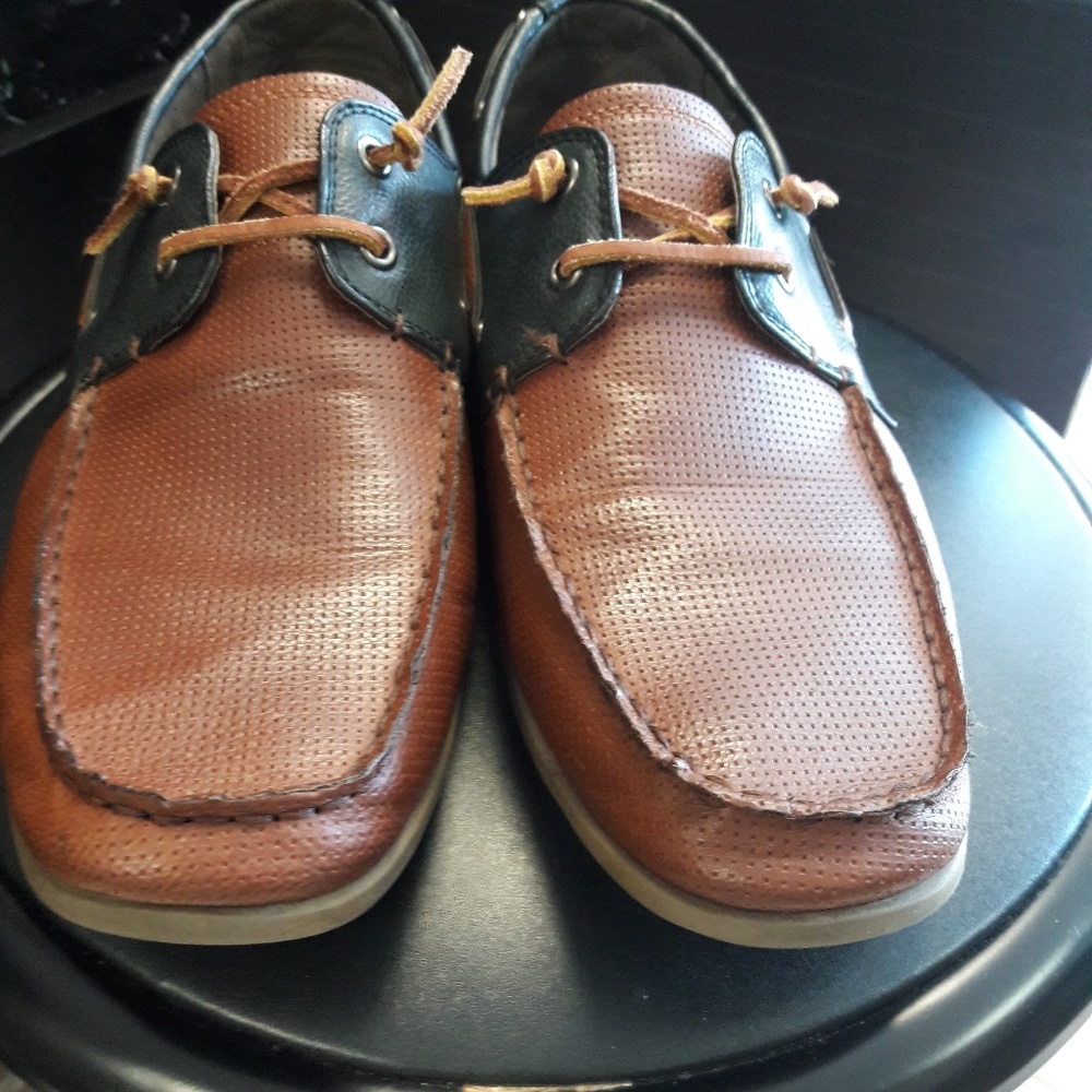 Steve Madden Men's Blue/ Brown Loafers